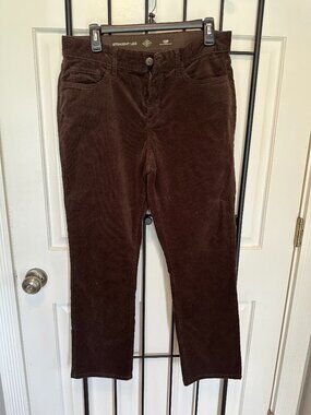 Courderoy Brown Straight Leg Jeans 12 P